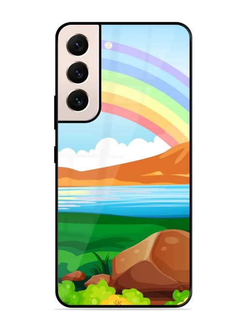 Rainbow Over The Lake Glossy Soft Edge Case for Samsung Galaxy S21 (5G)