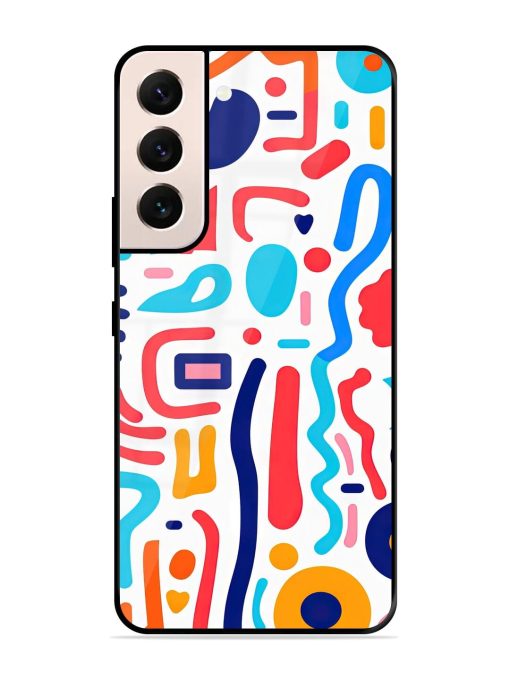 Whimsical Doodle Chaos Glossy Soft Edge Case for Samsung Galaxy S21 (5G) Chachhi