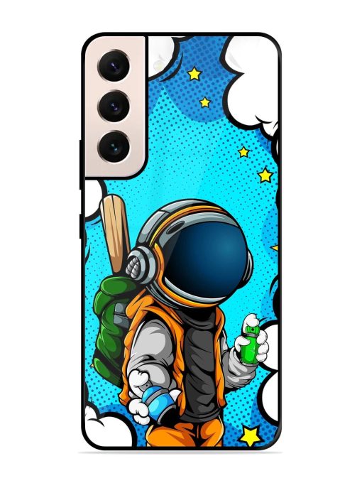 Space Graffiti Artist Glossy Soft Edge Case for Samsung Galaxy S21 (5G) Chachhi