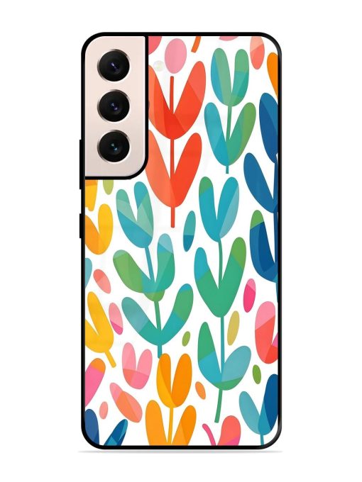 Rainbow Of Blooms Glossy Soft Edge Case for Samsung Galaxy S21 (5G) Chachhi