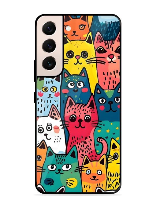 Feline Frenzy Glossy Soft Edge Case for Samsung Galaxy S21 (5G) Chachhi