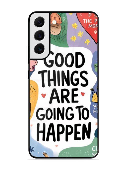 Uplifting Scribbles Glossy Soft Edge Case for Samsung Galaxy S21 Fe (5G) Chachhi