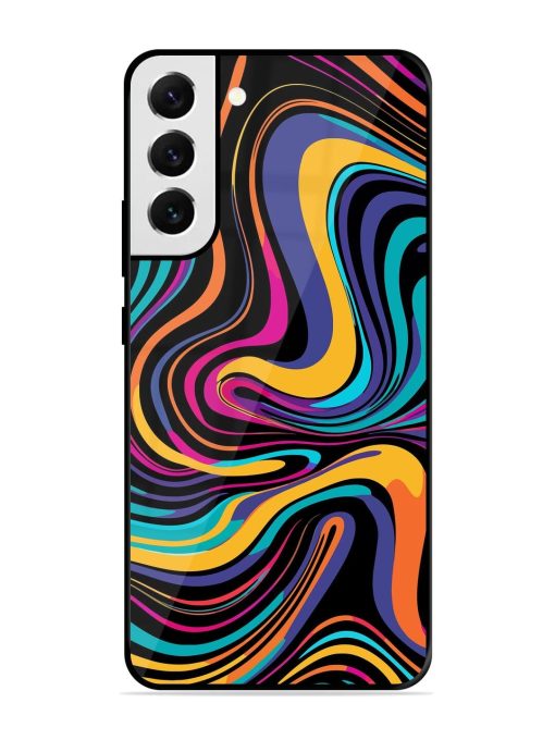 Psychedelic Swirl Glossy Soft Edge Case for Samsung Galaxy S21 Fe (5G) Chachhi