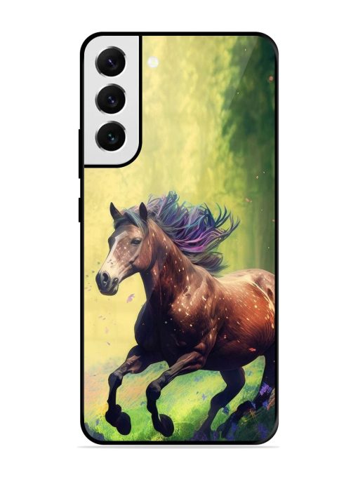 Enchanted Gallop Glossy Soft Edge Case for Samsung Galaxy S21 Fe (5G) Chachhi