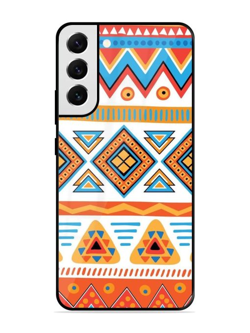 Vibrant Tribal Pattern Glossy Soft Edge Case for Samsung Galaxy S21 Fe (5G) Chachhi