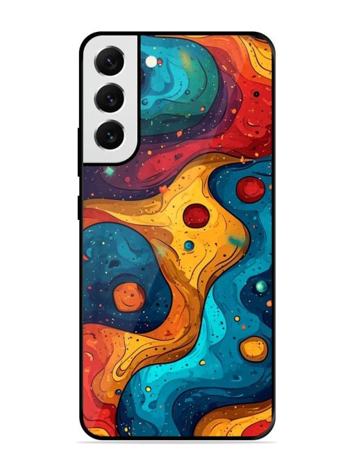 Cosmic Swirl Glossy Soft Edge Case for Samsung Galaxy S21 Fe (5G) Chachhi