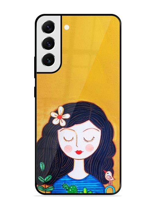 Girl Illustration Glossy Soft Edge Case for Samsung Galaxy S21 Fe (5G) Chachhi