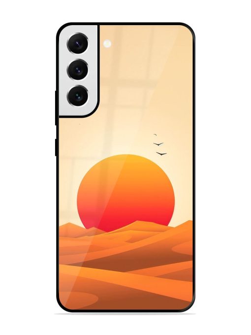 Desert Sunset Glossy Soft Edge Case for Samsung Galaxy S21 Fe (5G) Chachhi