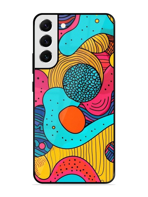 Psychedelic Patterns Glossy Soft Edge Case for Samsung Galaxy S21 Fe (5G) Chachhi