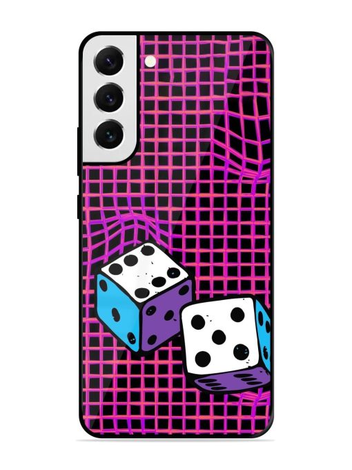 Glitched Dice Glossy Soft Edge Case for Samsung Galaxy S21 Fe (5G) Chachhi