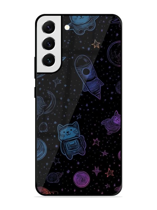 Cosmic Cat Chaos Glossy Soft Edge Case for Samsung Galaxy S21 Fe (5G) Chachhi