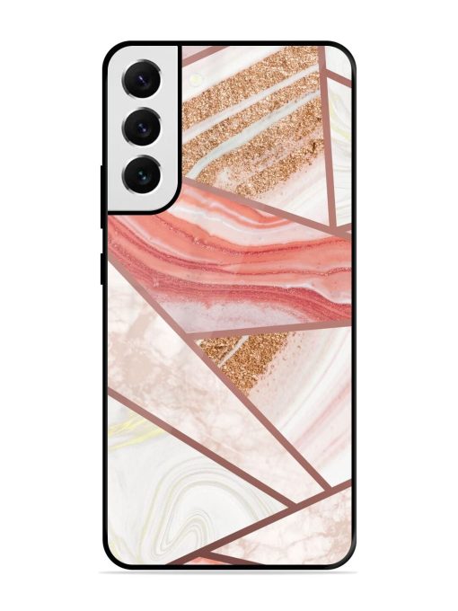 Rosy Mosaic Glossy Soft Edge Case for Samsung Galaxy S21 Fe (5G) Chachhi