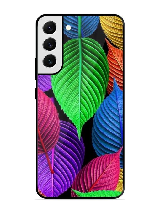 Rainbow Leaf Symphony Glossy Soft Edge Case for Samsung Galaxy S21 Fe (5G) Chachhi