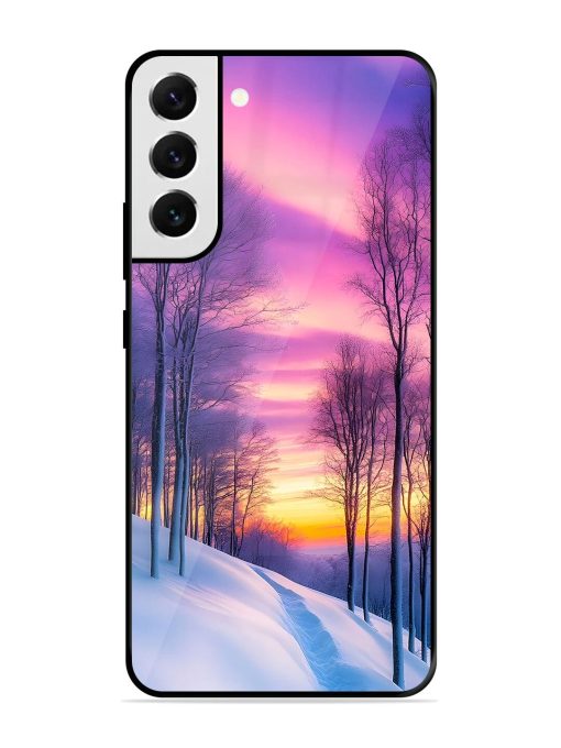 Winter'S Purple Haze Glossy Soft Edge Case for Samsung Galaxy S21 Fe (5G) Chachhi