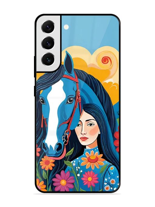 Equine Enchantment Glossy Soft Edge Case for Samsung Galaxy S21 Fe (5G) Chachhi