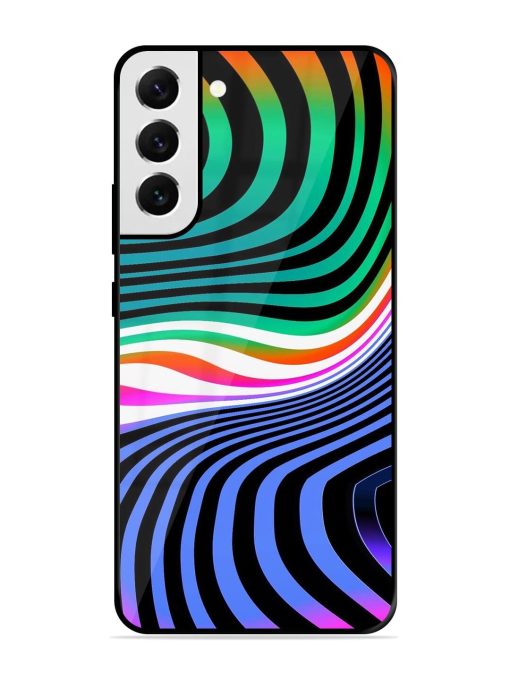 Psychedelic Waves Glossy Soft Edge Case for Samsung Galaxy S21 Fe (5G) Chachhi