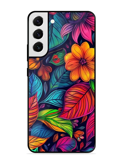 Rainbow Of Blooms Glossy Soft Edge Case for Samsung Galaxy S21 Fe (5G) Chachhi