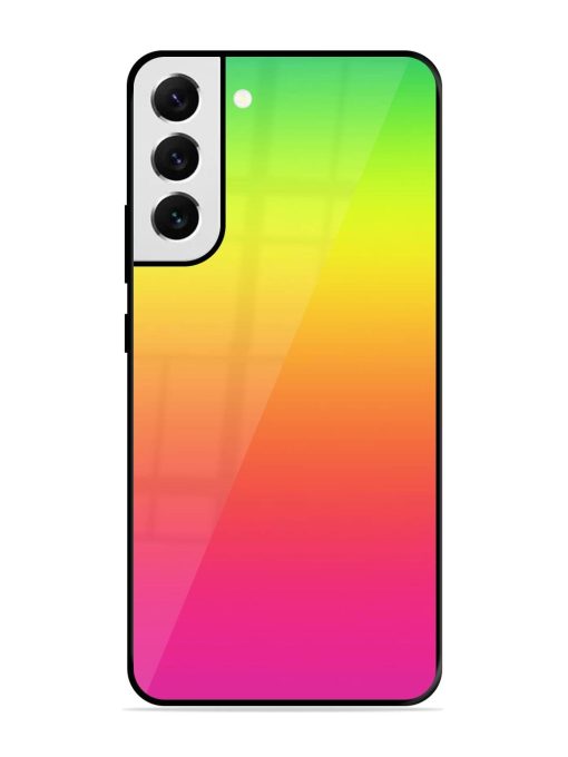 Rainbow Gradient Glossy Soft Edge Case for Samsung Galaxy S21 Fe (5G) Chachhi