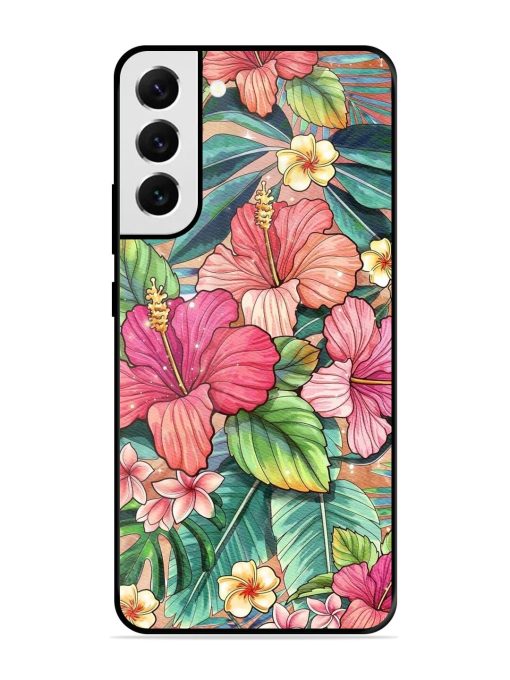 Tropical Tapestry Glossy Soft Edge Case for Samsung Galaxy S21 Fe (5G) Chachhi