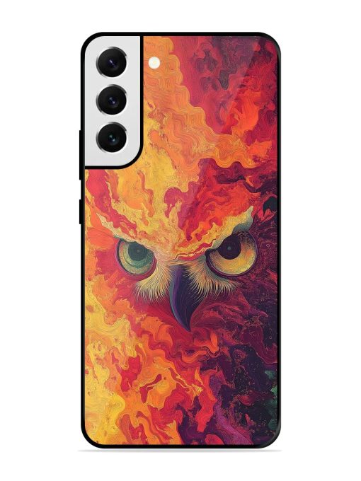 Fiery Owl Glossy Soft Edge Case for Samsung Galaxy S21 Fe (5G) Chachhi