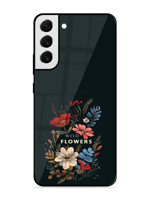 Dark Floral Glossy Soft Edge Case for Samsung Galaxy S21 Fe (5G) Chachhi