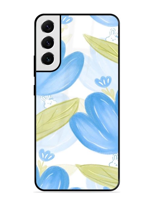 Bunny'S Blue Garden Glossy Soft Edge Case for Samsung Galaxy S21 Fe (5G) Chachhi