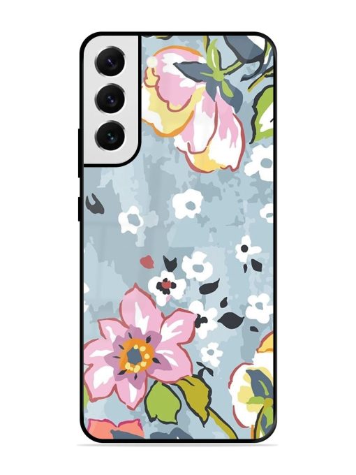 Floral Fantasy Glossy Soft Edge Case for Samsung Galaxy S21 Fe (5G) Chachhi