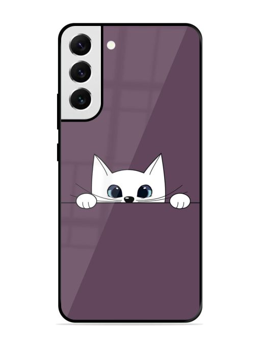 Peek-A-Boo Kitty Glossy Soft Edge Case for Samsung Galaxy S21 Fe (5G) Chachhi