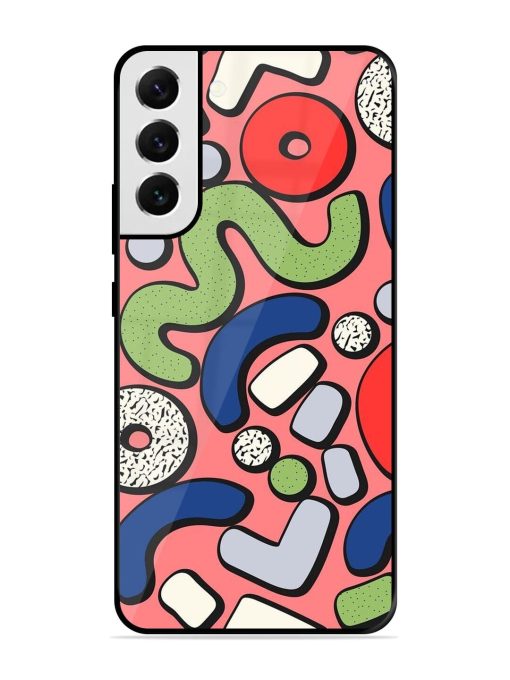 Groovy Geometric Shapes Glossy Soft Edge Case for Samsung Galaxy S21 Fe (5G) Chachhi