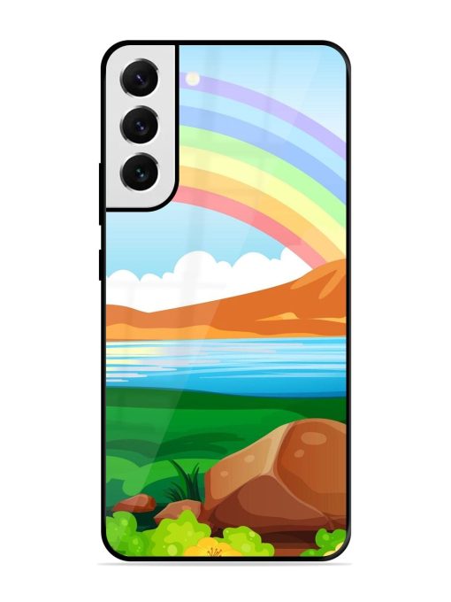 Rainbow Over The Lake Glossy Soft Edge Case for Samsung Galaxy S21 Fe (5G) Chachhi