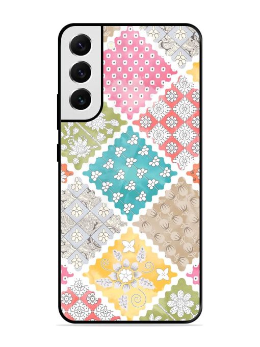 Patchwork Dreamscape Glossy Soft Edge Case for Samsung Galaxy S21 Fe (5G) Chachhi