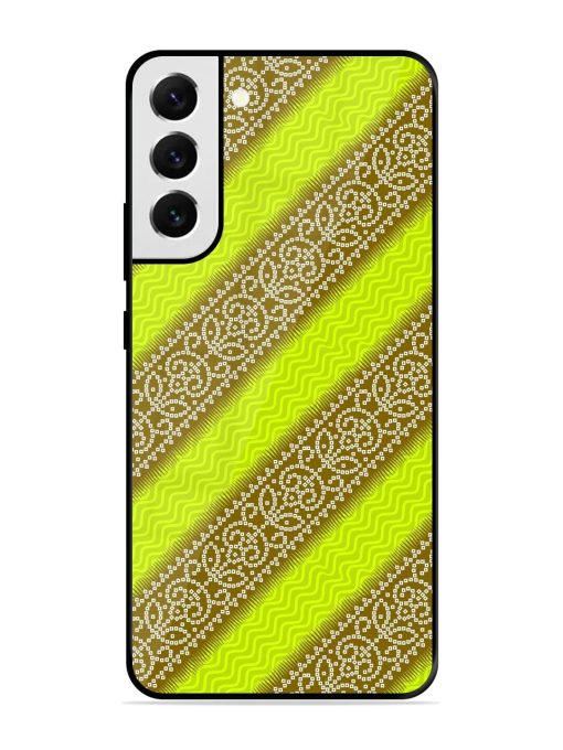 Golden Bandana Bliss Glossy Soft Edge Case for Samsung Galaxy S21 Fe (5G) Chachhi