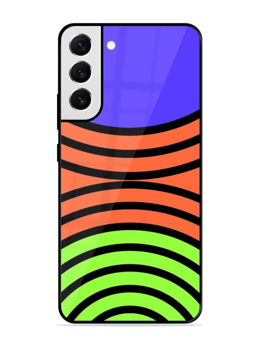 Psychedelic Stripe Symphony Glossy Soft Edge Case for Samsung Galaxy S21 Fe (5G) Chachhi