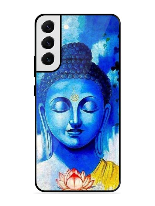 Serene Buddha With Lotus Glossy Soft Edge Case for Samsung Galaxy S21 Fe (5G) Chachhi