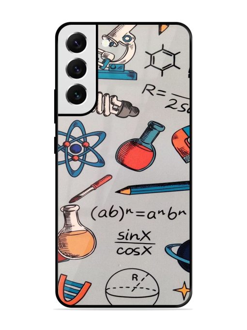 Science Doodle Delight Glossy Soft Edge Case for Samsung Galaxy S21 Fe (5G) Chachhi