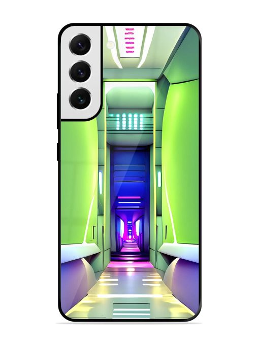 Neon Corridor Glossy Soft Edge Case for Samsung Galaxy S21 Fe (5G) Chachhi