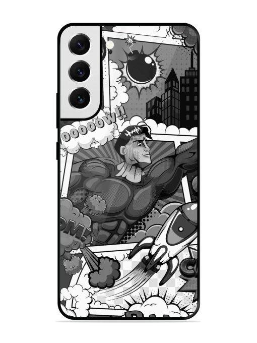 Comic Book Chaos Glossy Soft Edge Case for Samsung Galaxy S21 Fe (5G) Chachhi