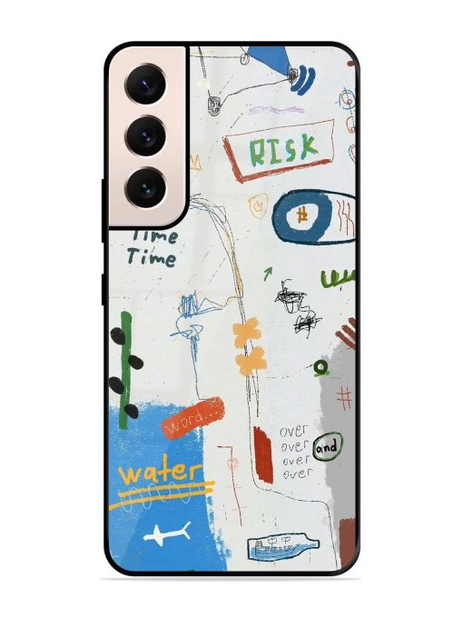 Mind Map Madness Glossy Soft Edge Case for Samsung Galaxy S21 Plus Chachhi