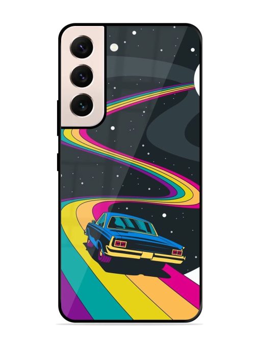 Rainbow Road Glossy Soft Edge Case for Samsung Galaxy S21 Plus Chachhi