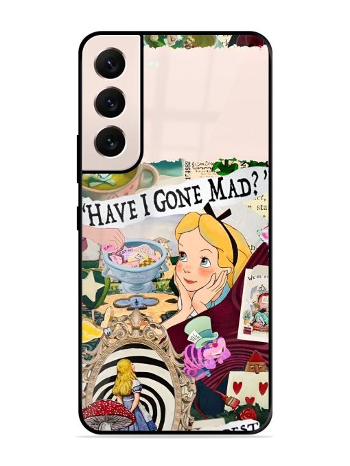 Mad Hatter'S Collage Glossy Soft Edge Case for Samsung Galaxy S21 Plus Chachhi