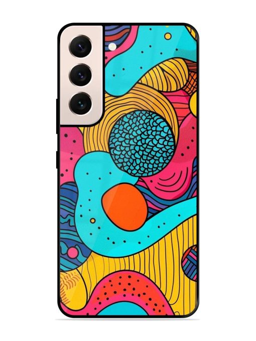 Psychedelic Patterns Glossy Soft Edge Case for Samsung Galaxy S21 Plus Chachhi