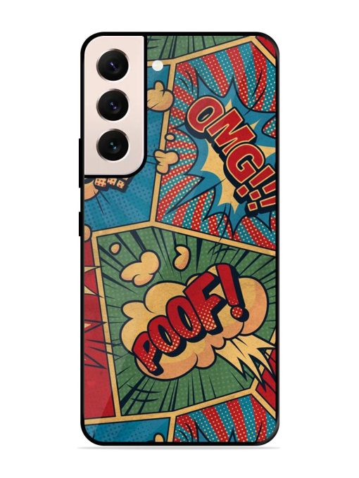 Comic Book Chaos Glossy Soft Edge Case for Samsung Galaxy S21 Plus Chachhi