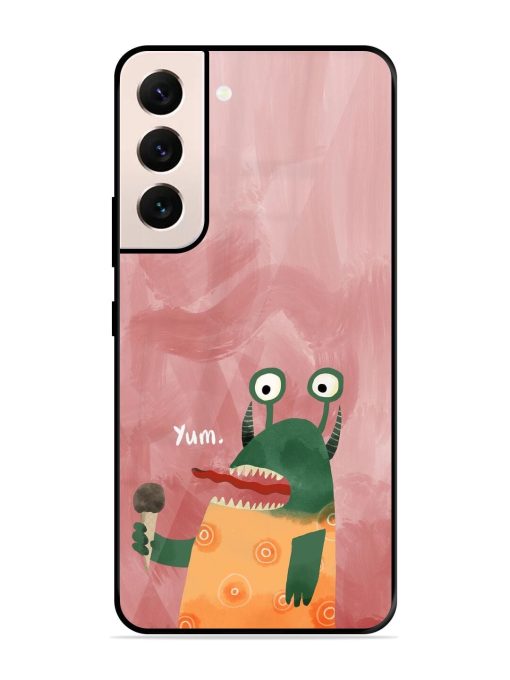 Hungry Monster Glossy Soft Edge Case for Samsung Galaxy S21 Plus Chachhi