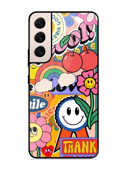 Good Times Good Vibes Glossy Soft Edge Case for Samsung Galaxy S21 Plus Chachhi