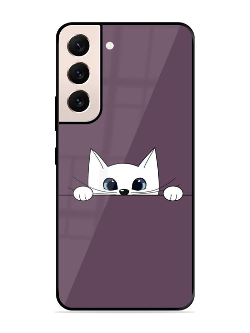 Peek-A-Boo Kitty Glossy Soft Edge Case for Samsung Galaxy S21 Plus Chachhi