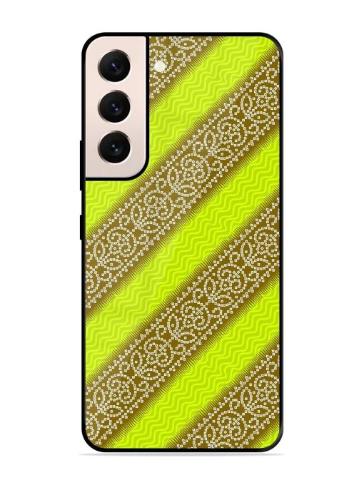 Golden Bandana Bliss Glossy Soft Edge Case for Samsung Galaxy S21 Plus Chachhi