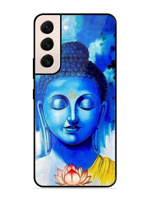 Serene Buddha With Lotus Glossy Soft Edge Case for Samsung Galaxy S21 Plus Chachhi