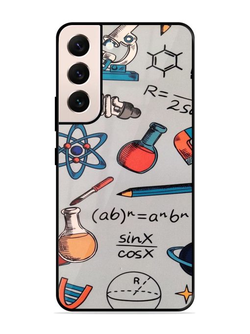 Science Doodle Delight Glossy Soft Edge Case for Samsung Galaxy S21 Plus Chachhi