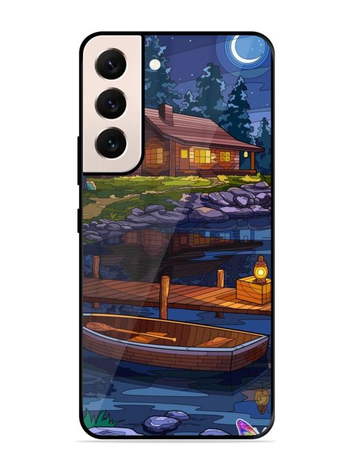 Moonlit Serenity Glossy Soft Edge Case for Samsung Galaxy S21 Plus Chachhi