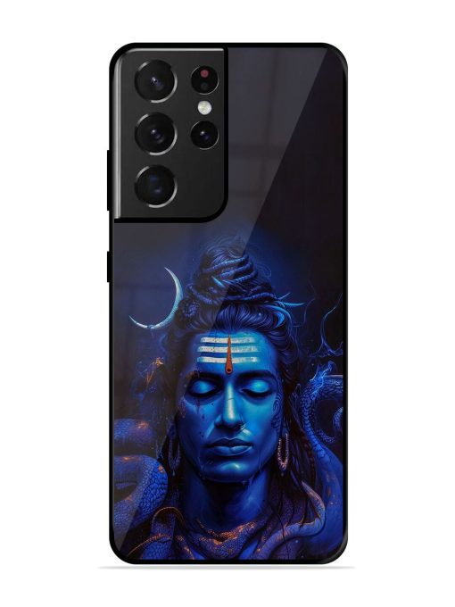 Mystic Mahadev Glossy Soft Edge Case for Samsung Galaxy S21 Ultra Chachhi